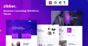 Zibber – WordPress-Vorlage für Beratungsunternehmen + RTL
