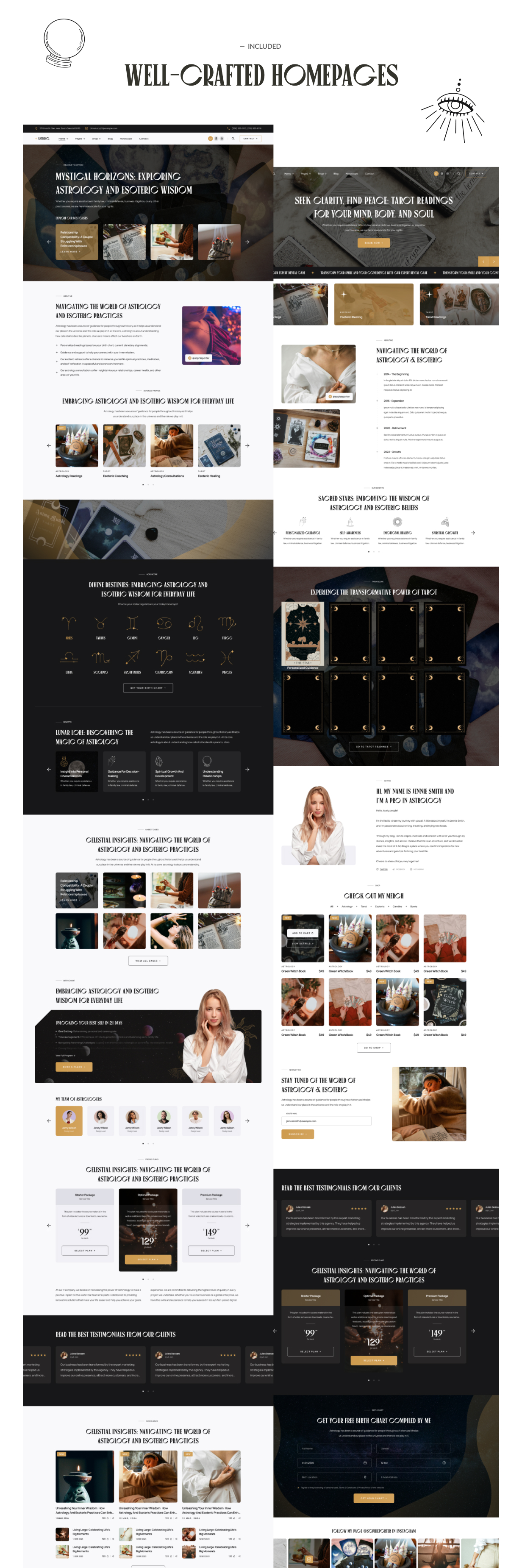Astreso – Astrologie und Esoterik WordPress-Theme – 2