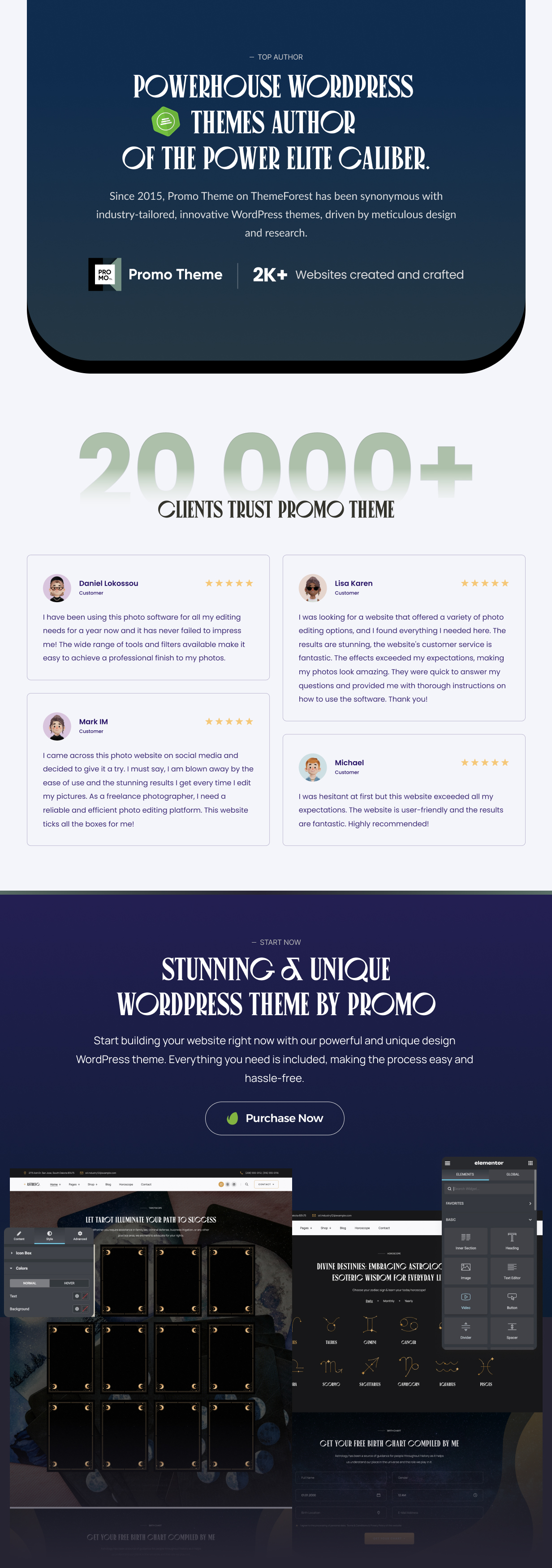 Astreso – Astrologie und Esoterik WordPress-Theme – 3