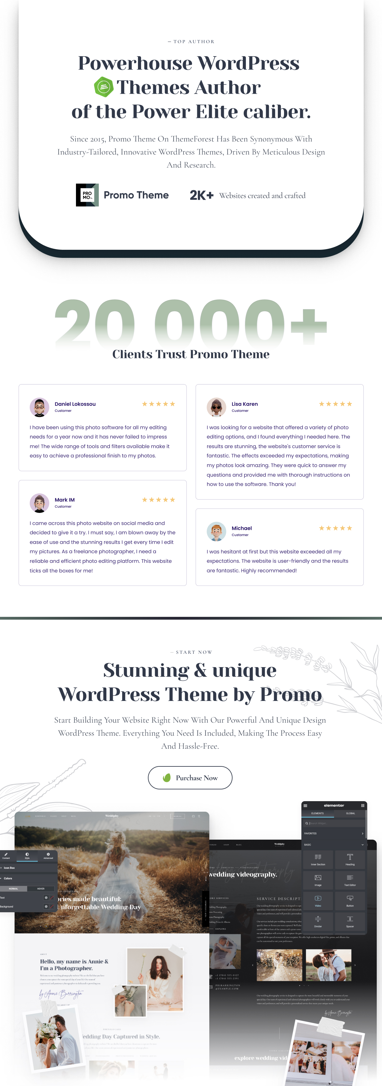 Weddphy – Hochzeitsfotografie-WordPress-Theme – 3