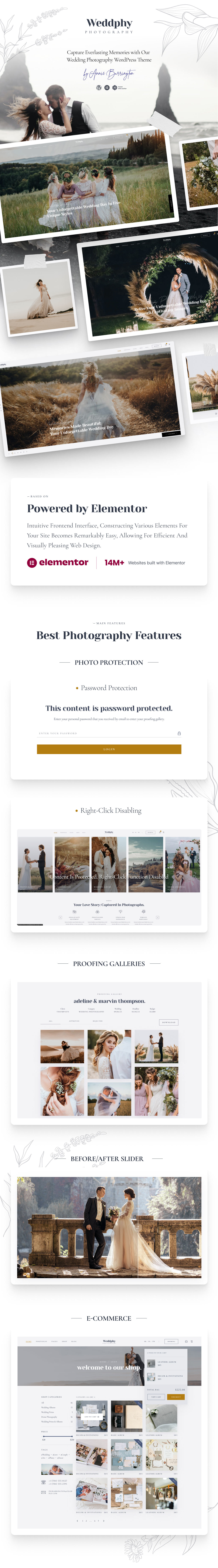 Weddphy – Hochzeitsfotografie-WordPress-Theme – 1