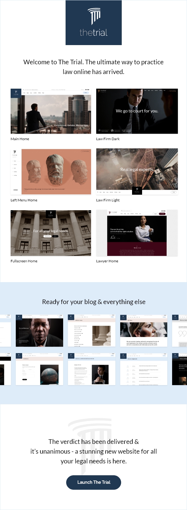 Der Prozess – Law WordPress Theme – 1