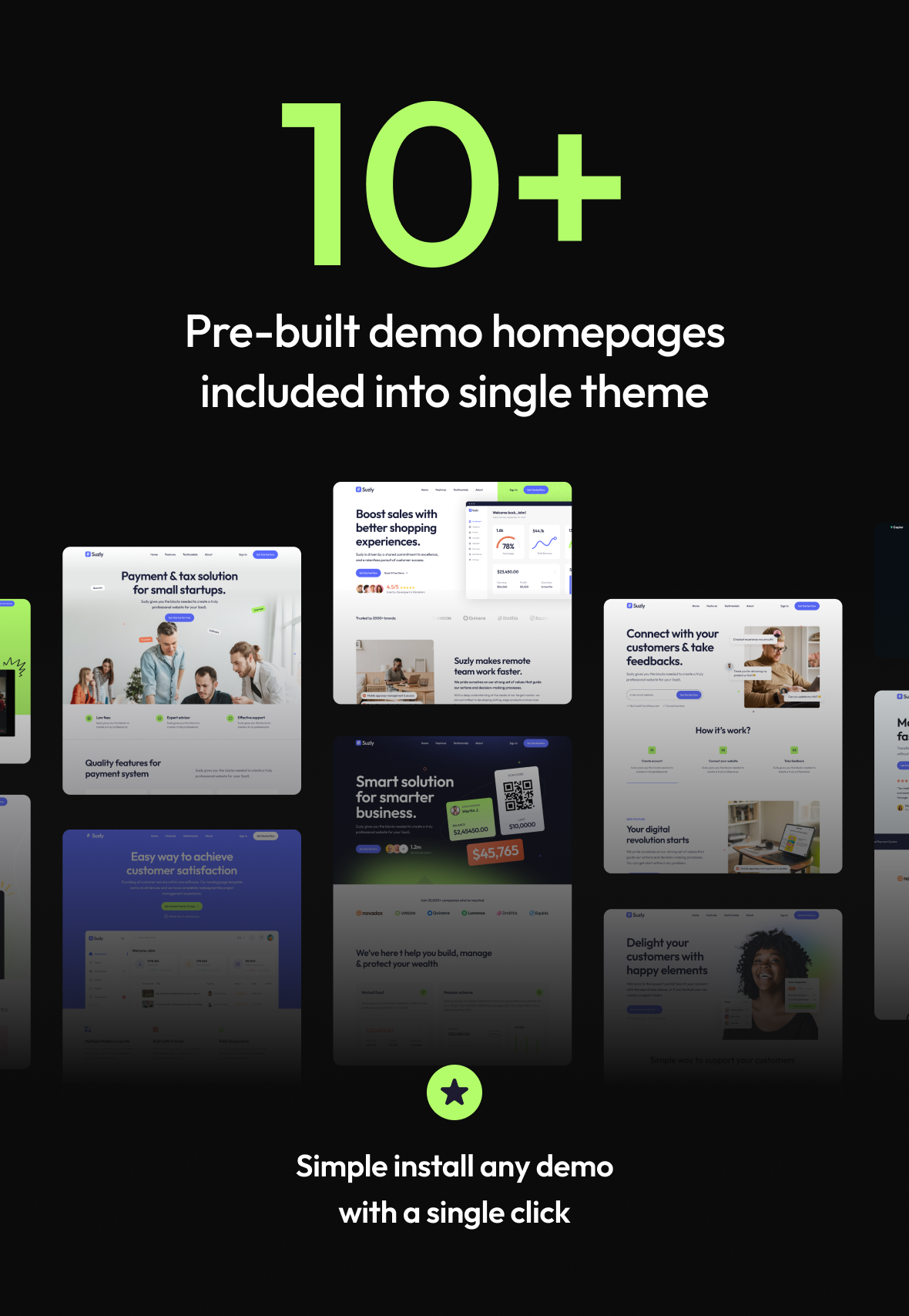 Suzly – SaaS & Startup Elementor WordPress Theme – 2