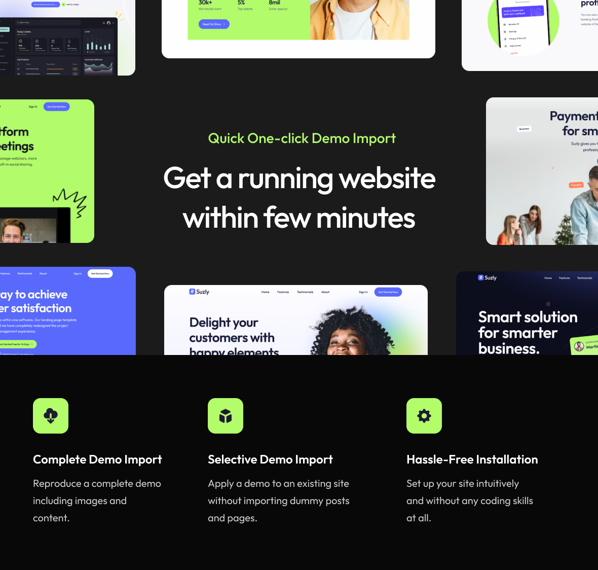 Suzly – SaaS & Startup Elementor WordPress Theme – 3