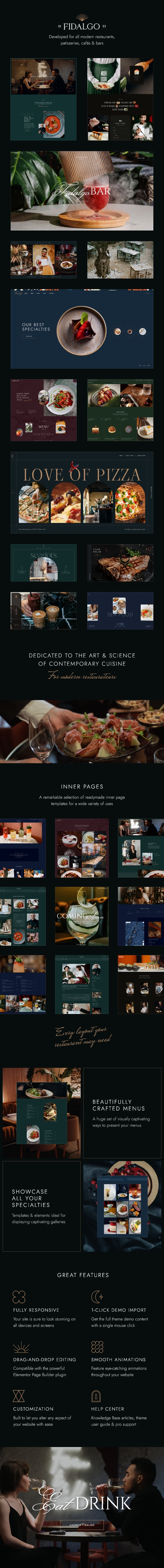 Fidalgo – Restaurant-WordPress-Theme – 1