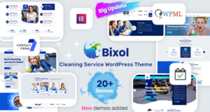 Bixol – WordPress-Vorlage für Reinigungsdienste