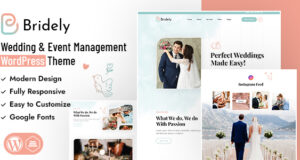 Braut | WordPress-Template für Hochzeits- und Eventmanagement