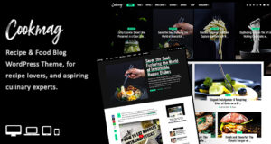 Cookmag – Rezept- und Food-Blog-WordPress-Layout