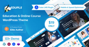 Edupls – WordPress-Vorlage für Bildung und Online-Kurse