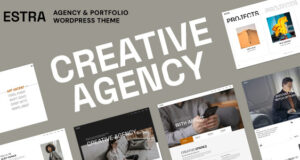 Estra – Kreativagentur und Portfolio-Thema