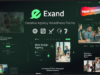 Exand – WordPress-Template für Kreativagenturen