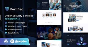 Fortified – Elementor-Vorlagenkit für Cybersicherheitsdienste