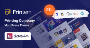 Frintem – Druckerei WordPress Template + RTL