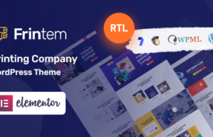 Frintem – Druckerei WordPress Template + RTL