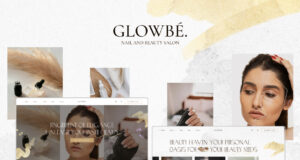 Glowbe – WordPress-Layout für Nagel- und Schönheitssalon