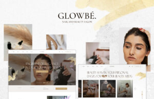 Glowbe – WordPress-Layout für Nagel- und Schönheitssalon