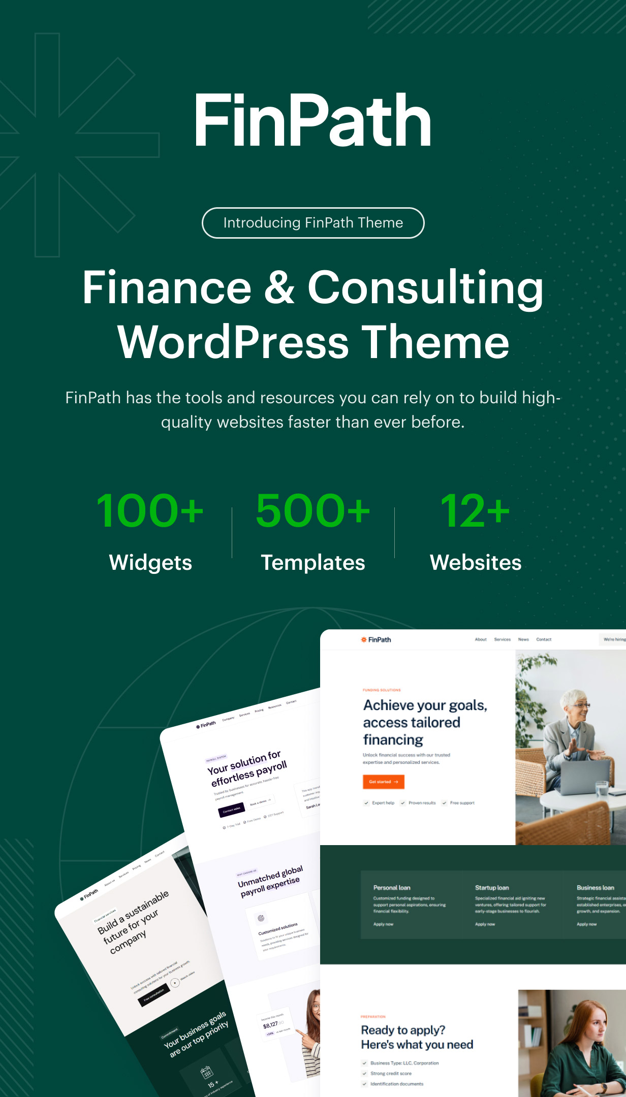 FinPath - Finance & Consulting Elementor WordPress Theme - 1