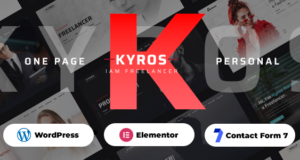 Kyros – Persönliches Portfolio-Lebenslauf-Thema