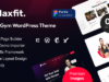 Maxfit – WordPress-Template für Fitnessstudios