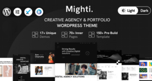 Mighti – WordPress-Vorlage für Kreativagentur und Portfolio