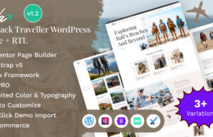 Prala – Backpack Traveller Blog Elementor WordPress Vorlage