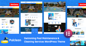 Pulclean – WordPress-Vorlage für Schwimmbadwartung und -reinigung
