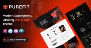 Purefit – WordPress-Vorlage für Gesundheitsergänzung