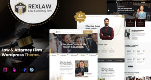 Rexlaw – Law-WordPress-Vorlage