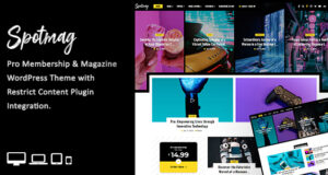 SpotMag – Pro-Mitgliedschaft und Magazin-WordPress-Template