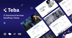 Teba – WordPress-Vorlage für IT-Lösungen und -Dienste