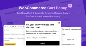 WooCommerce-Warenkorb-Popup – zur Wiederherstellung nach Warenkorbabbrüchen
