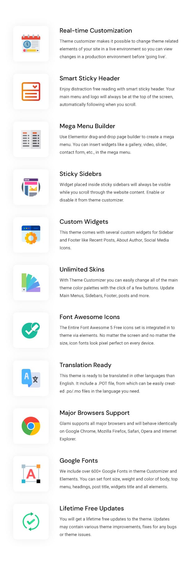 Glami-WordPress-Theme