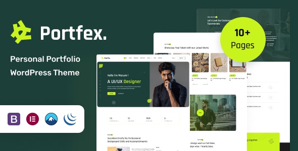   Portfex – Persönliches Portfolio-WordPress-Theme  