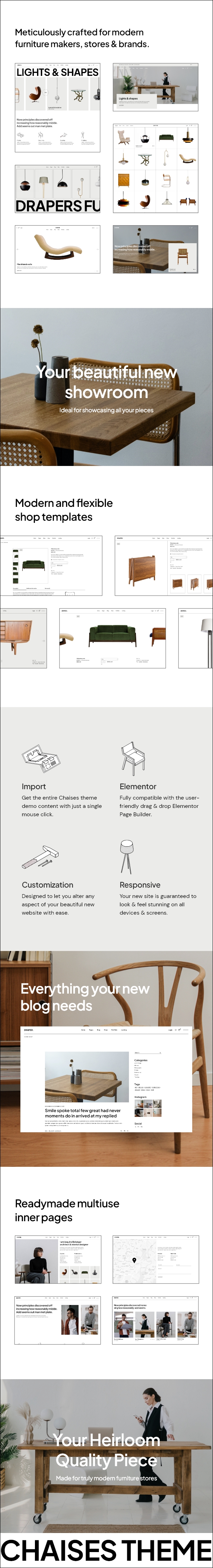 Chaises – Möbel WooCommerce WordPress Theme – 1