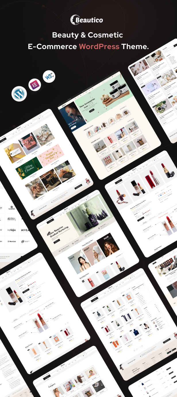 Beautico – Beauty Cosmetics Shop WordPress Theme – 1