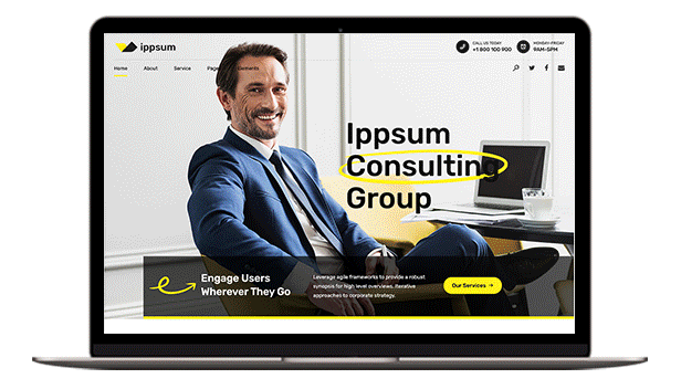 Ippsum – WordPress-Theme für Unternehmensberatung – 2