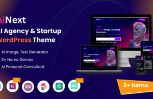 AiNext – KI-Agentur und Startup-WordPress-Layout