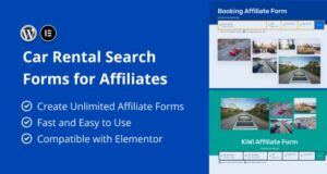 Autovermietungs-Suchformulare für Partner