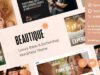 Beautique – Luxus-Salon und Barbershop WordPress-Layout