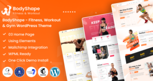 BodyShape – WordPress-Layout für Fitness, Training und Fitnessstudio