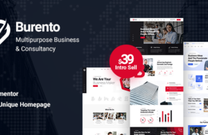 Burento – Mehrzweck-Business-WordPress-Vorlage + RTL