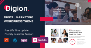 Digion – WordPress-Vorlage für Online-Digitalmarketing