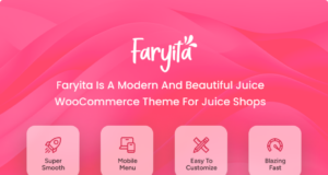 Faryita – WordPress-Template für Bio-Säfte und Gesundheitsgetränke
