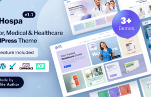 Hospa – Medizinische Klinik und Krankenhaus Elementor WordPress Layout