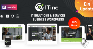 ITInc – WordPress-Template für Technologie und IT-Lösungen