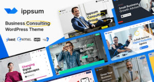 Ippsum – WordPress-Vorlage für Unternehmensberatung