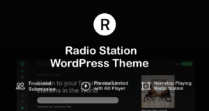 Radion – WordPress-Vorlage für Radiosender
