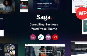 Saga – WordPress-Layout für Unternehmensberatung