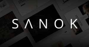 Sanok – Minimalistisches ein- und mehrseitiges WordPress-Template