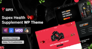 Supex – WordPress-Template für Nahrungsergänzungsmittel